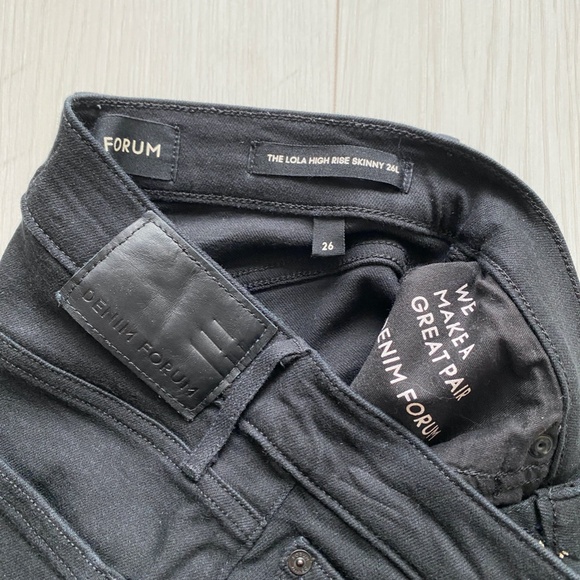 Denim Forum Lola High Rise Skinny Jean 26W x 26L - Picture 4 of 5